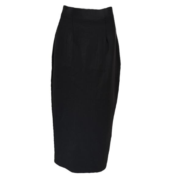 Y2K Bisou Bisou Pencil Midi Stretch Skirt - Picture 5 of 6